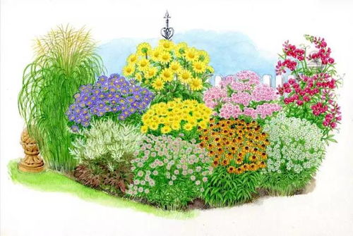 101張超高清精品手繪花境，驚艷你的視覺世界